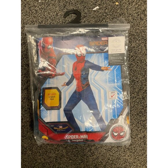 Spider-Man Far From Home Child Costume With Mask Large Marvel Official - Picture 2 of 3
